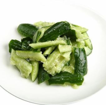 タダキ胡瓜のニンニク和え