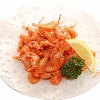 川海老の山椒風味揚げ