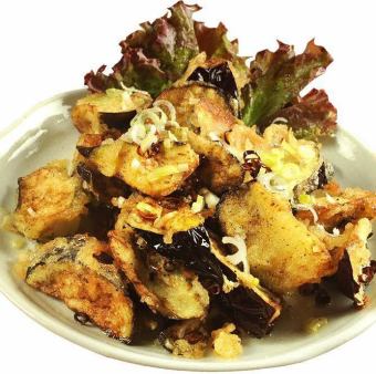 ナスの山椒揚げ