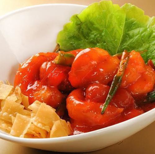 車エビのチリソース