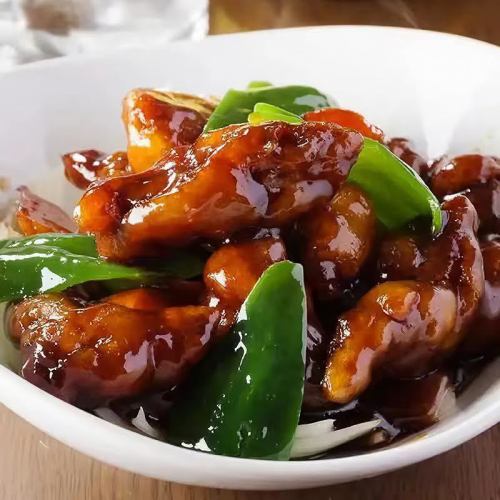 酢豚(甘酢/黒酢)