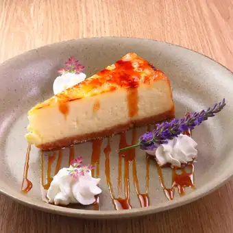自家製ブリュレチーズケーキ