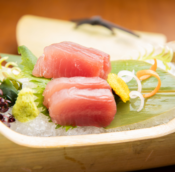 Katsuura tuna sashimi