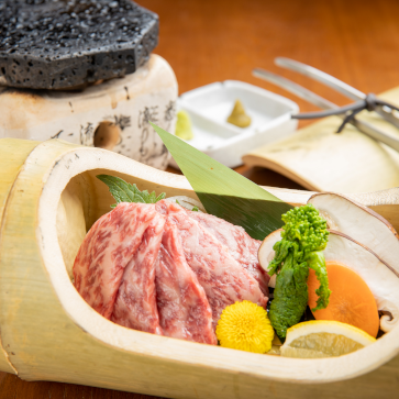 Kumano beef Uchihira lava grilled