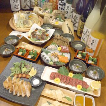 【紀州夏の宴】和歌山県産夏の旬食材を満喫！＜全10品＞飲み放題付5500円（税込）