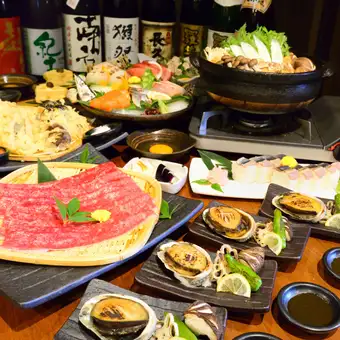 【紀州秋の宴】熊野牛と旬の味覚！食欲の秋は贅沢三昧！<全8品>飲放題付5500円(税込)