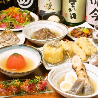 【イチオシメニュー勢揃い!!和牛ユッケ・肉寿司付き】肉天国大満足コース◆9品4000円