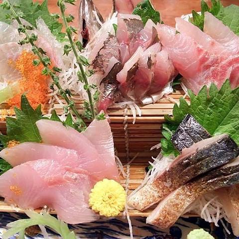 豊洲直送の鮮魚