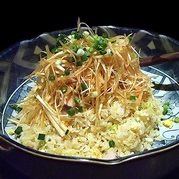 Roasted pork and green onion fried rice
