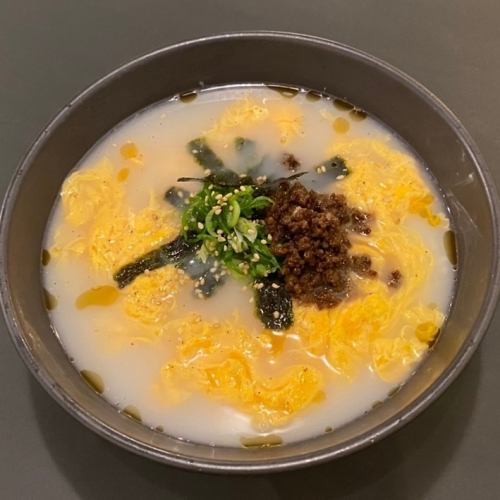Egg soup with minced kim