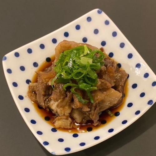 Boiled beef tendon with ponzu sauce from Tamura