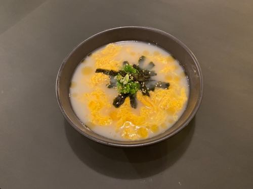 Egg soup with perfect eggs/Wakadama soup/Egg soup with minced Kim