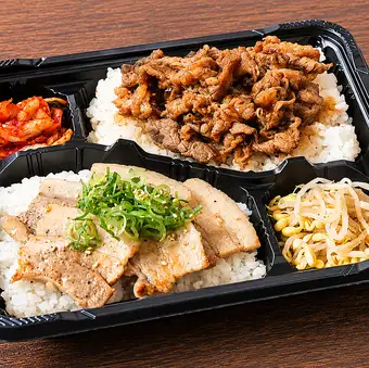 豚牛弁当