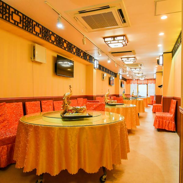 You can enjoy authentic Chinese cuisine in an authentic Chinese atmosphere! On the 3rd and 4th floors, there are round tables that can seat up to 10 people! Perfect ◎Enjoy a fun drinking party surrounded by a platter of exquisite Chinese food♪