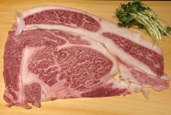 Thinly sliced loin shabu-shabu steak