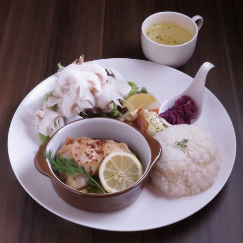 チキンソテーディナープレート