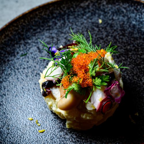 豪華馬鈴薯沙拉配海螺和水章魚