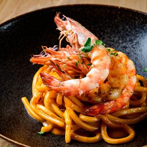 【經典乾麵條義面】奢華牡蠣虎蝦意麵