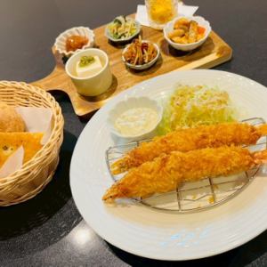 特大炸虾配虾头