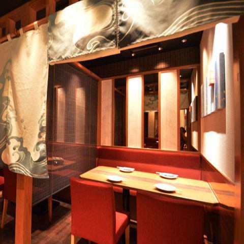 다채로운 아름다운 편안한 일본식 개인실을 다수 준비 ♪ 다양한 장면에 대응 ♪