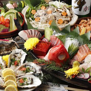 【週末も3H】痛風鍋お刺身5種舟盛、生牡蠣、虹鱒！贅沢な【佐渡金銀山】コース全11品7000円税込