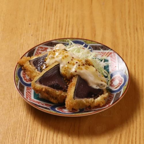 レアカツオフライ粒マスタードタルタル