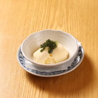 混ぜて食べる海ぶどうアイス