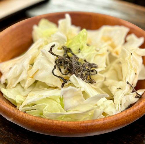 塩昆布キャベツ