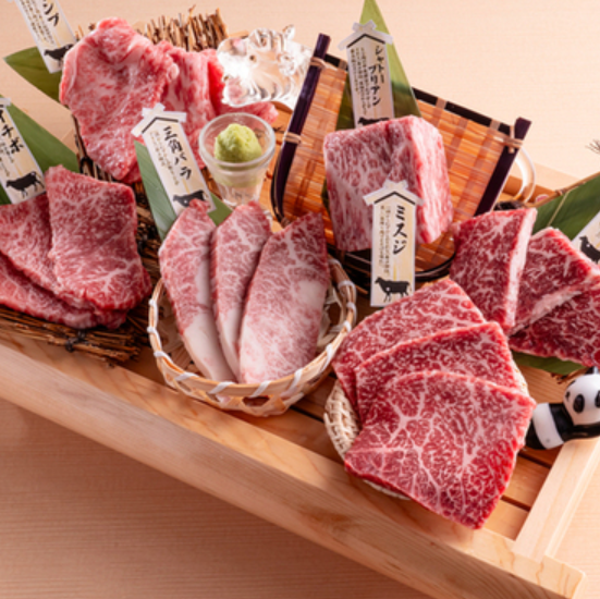 黒毛和牛一頭買い。上質な和牛を部位毎に丁寧に手切り◎