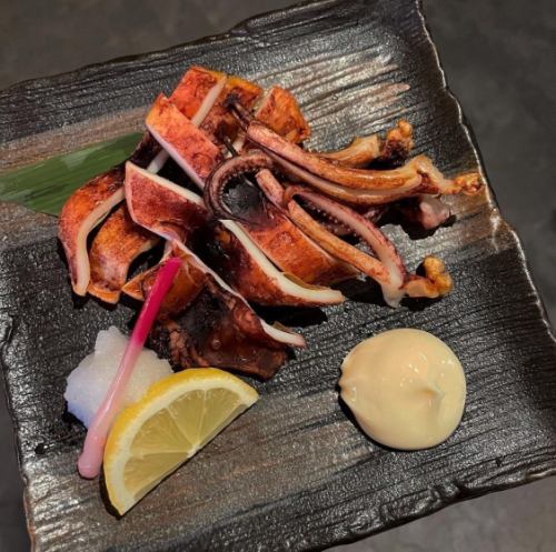 スルメイカ丸焼き