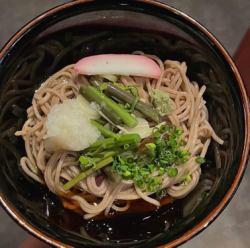 長野山菜の信州そば