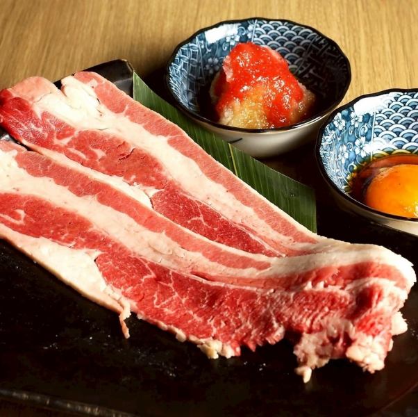 【ガツンとダイレクトな旨味！】うし吟名物 焼きしゃぶ！厚切りで召し上がれ♪