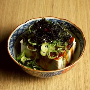 韩式葱花凉豆腐