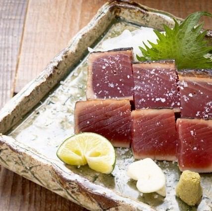 藁焼き塩たたきは絶品！