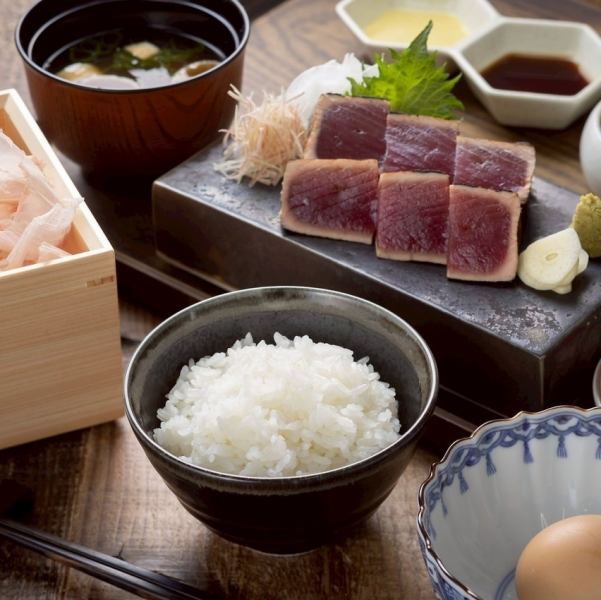 ランチ【1日限定50食】藁焼きかつお塩たたき御膳（大/中/小）