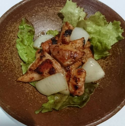 Grilled chicken with plum miso