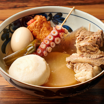 ■3H飲み放題付『黄昏コース』青森地鶏や京出汁おでんが食べ放題〈全7品〉3500円