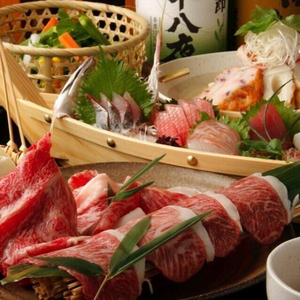 宴会◎炭火焼鳥・鮮魚・天ぷらが揃う！3時間飲み放題付き宴会コースは3500円～用意