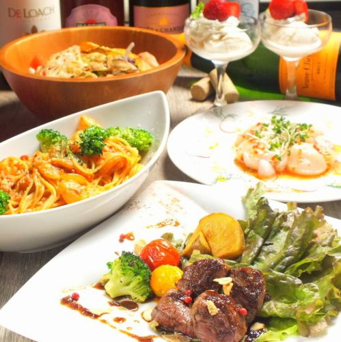 Casual Italian in a stylish space ★Course 5,500 yen