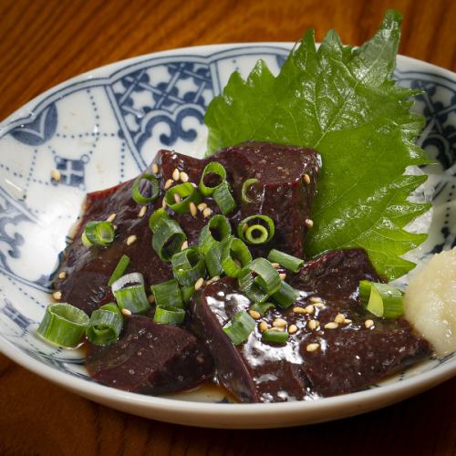 レバ刺し(馬肝臓)