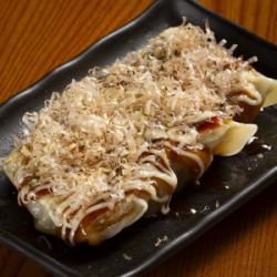 お好み焼き風餃子
