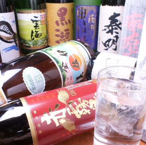 焼酎の種類が豊富♪