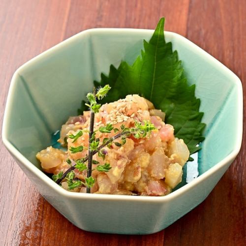 鯛のなめろう