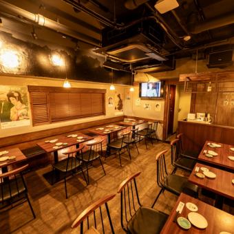 The entire store can be rented out for up to 50 people.We also have plans perfect for large banquets such as welcome and farewell parties, launch parties, year-end parties, and New Year's parties.When renting the venue exclusively, you can use the entire venue freely without worrying about other customers, making it easy to give speeches or hold surprise events.