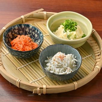 Today's 3 kinds of appetizers