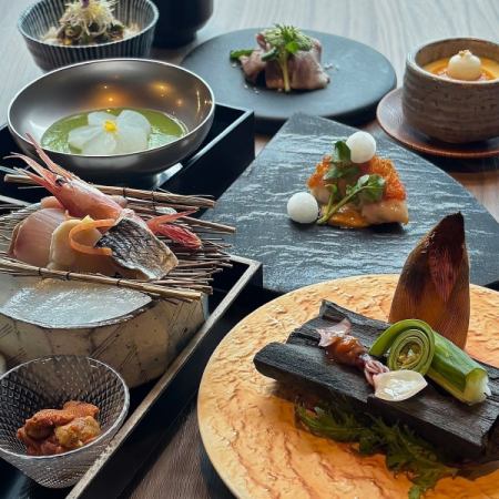 3月限定【會海鮮コース】お造り豪華個人盛 金目鯛松笠焼き 等 個別盛料理八品