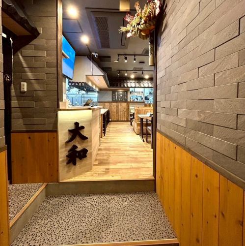 和の空間でお出迎え