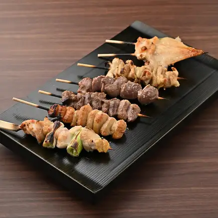 【雅コース】焼き鳥6本と鶏そぼろご飯愉しむ◎全7品【料理のみ6000円/2時間飲み放題付8500円】