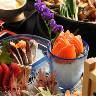 Available from Sunday to Thursday only! [Isokane Winter Seafood 3,300 yen course] 7 dishes in total, 120 minutes all-you-can-drink included