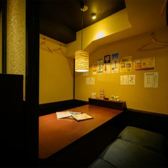 The 12-person private room can be divided in half to accommodate 6 people.